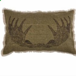 Moose Antlers Pillow Set-polyester Insert 16" x 26" - KCByDesign