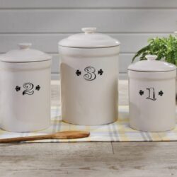Ironstone Canister Set