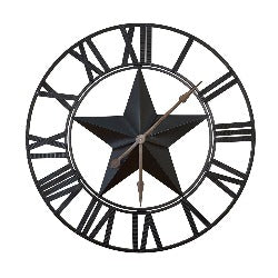 Star Wall Clock 36" - KCByDesign