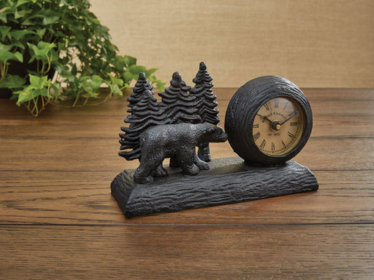 Black Bear Table Clock - KCByDesign