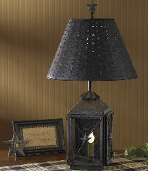 Blackstone Lantern Lamp with 14" Dot dash Shade - KCByDesign