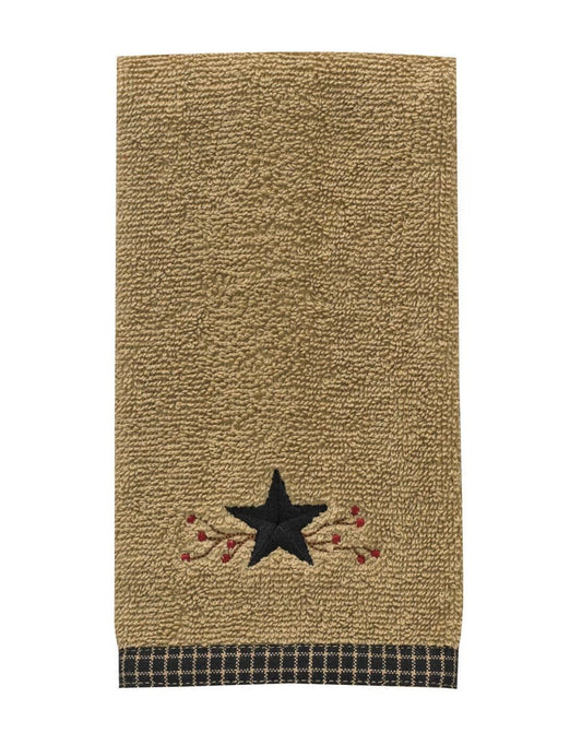 Star Vine Terry Fingertip Towel set of 2 - KCByDesign