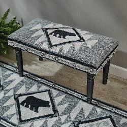 Tribal Hooked Bench - KCByDesign