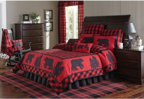 Buffalo Check Quilt 4-6 piece bed set by Park Designs - KCByDesign